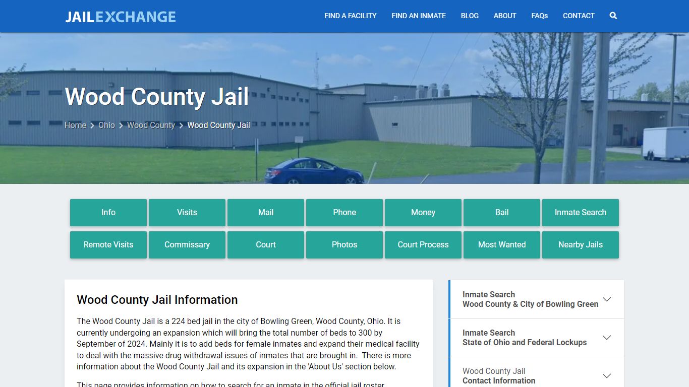 Wood County Jail, OH Inmate Search, Information